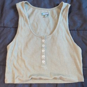 DARK Green Womens Tank Top Large